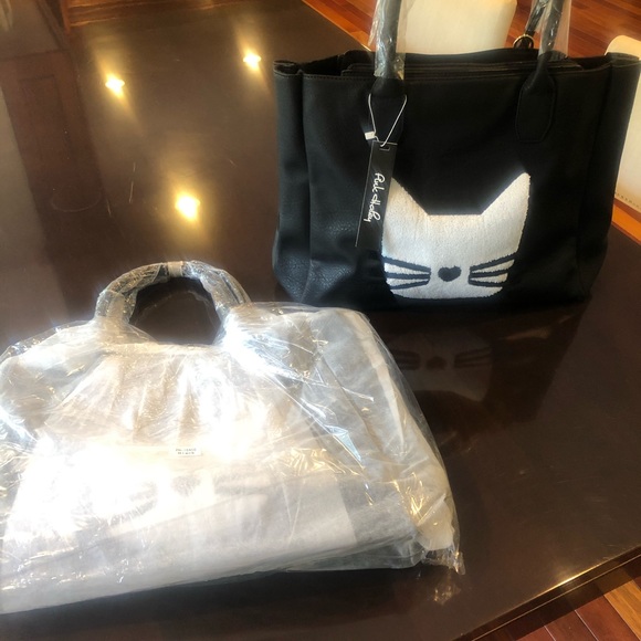 CAT LARGE TOTE BAG IN BLACK - Picture 7 of 7